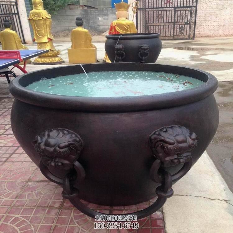 水钵式铁缸雕塑 水钵式铁缸雕塑