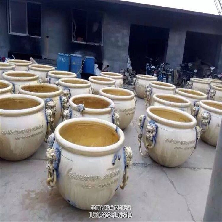 铁缸雕塑制作中